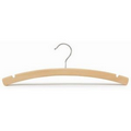14" Juniors Arched Wooden Dress/Shirt Hanger